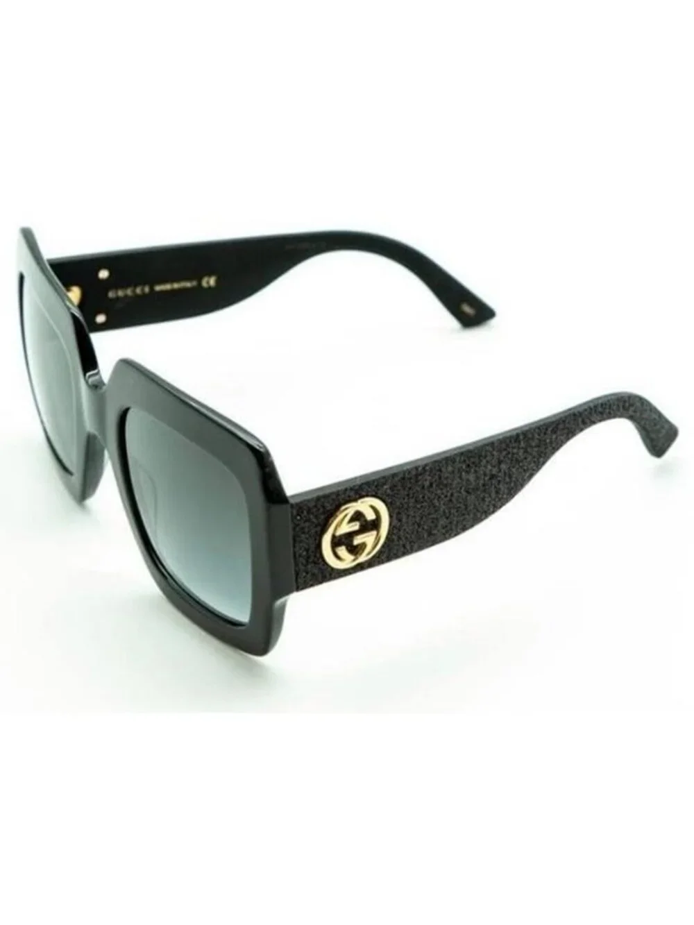 New - Gucci Grey Gradient Square Ladies Sunglasses GG0102S 001 54 - Picture 9 of 12